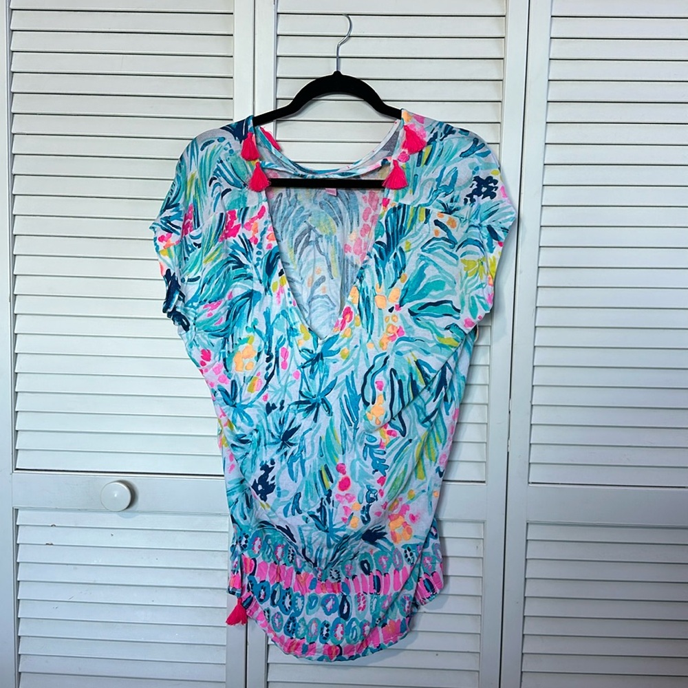 Lilly Pulitzer Seagate Coverup XXS/XS